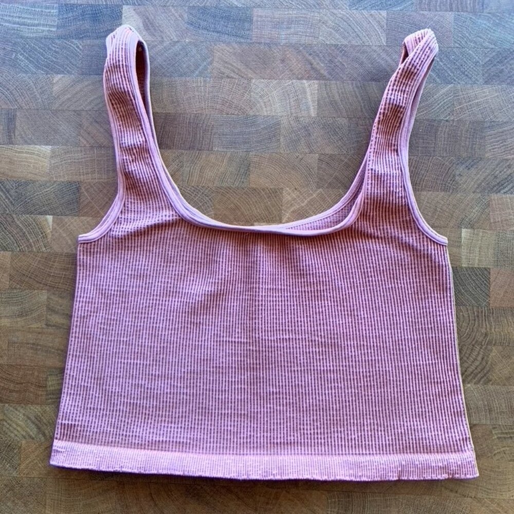 Free People Crop Tank - Light Peach M/L